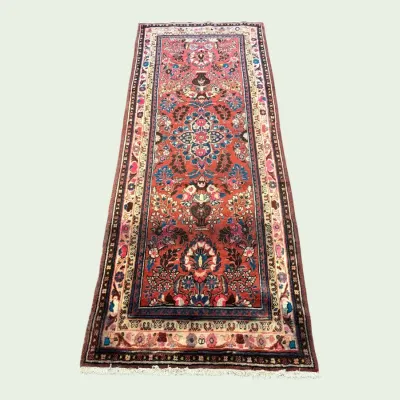 Antique Original Persian Saurok 100% wool 10 ft long