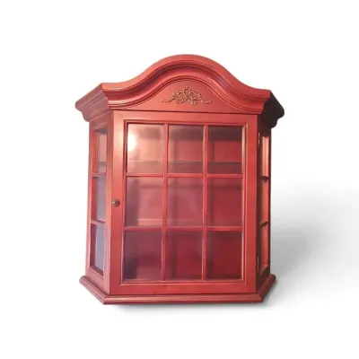 DO154 Vintage Wall Curio Cabinet