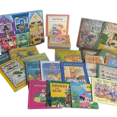 DO127 Jim Henson' Muppets & Lot of Other Vintage Children's Books and Puzzle