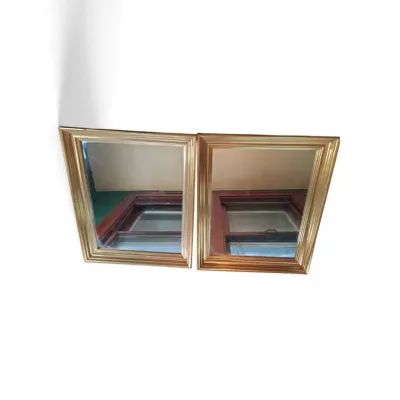DO162 Two Piece Gold Mirror Set