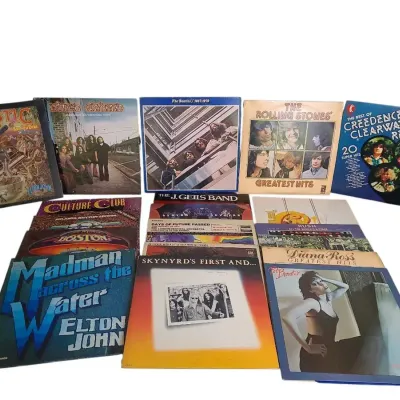 DO189 Classic Rock Vinyls - The Beatles, Lynyrd Skynrd, Boston and more