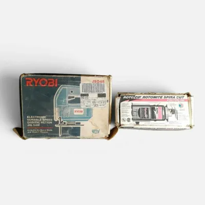 DO208 Ryobi Orbital Action Jig Saw & Roto Zip Rotomite Spira Cut