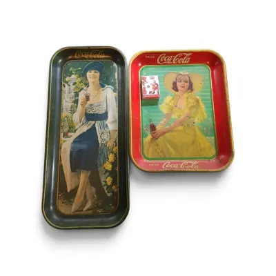 DO163 Vintage Coca-Cola Trays / Playing Cards