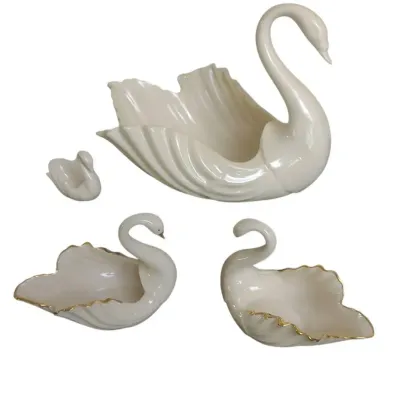 DO109 Lenox Swan Collection - Set Of Four Pieces 