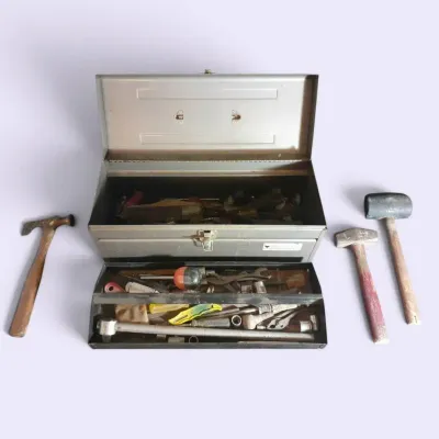 DO212 Toolbox With Assortment of Hand Tools