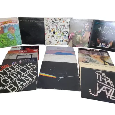 DO191 Classic Rock Vinyls Pink Floyd, Rod Stewart, Led Zeppelin, and more
