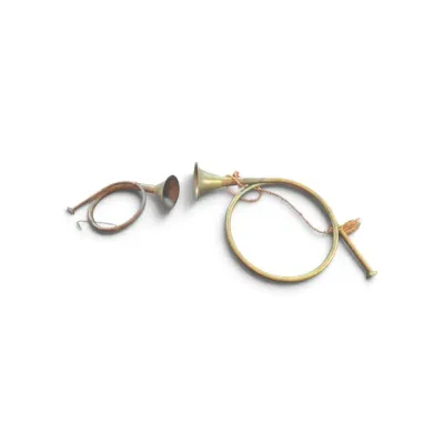 DO156 Vintage Brass French Hunting Horns