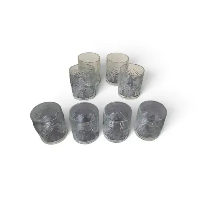 DO187 Eight Piece Glass Cup Set