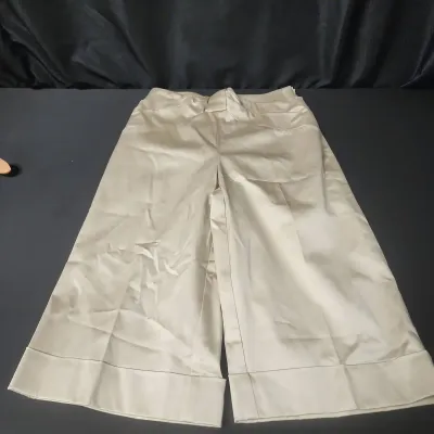 R.E.D. Valentino Wide-Leg Culottes Ivory Size 38