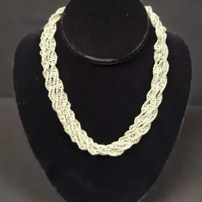 Twist & Shout! Multi-Strand Silver-Tone Statement Necklace