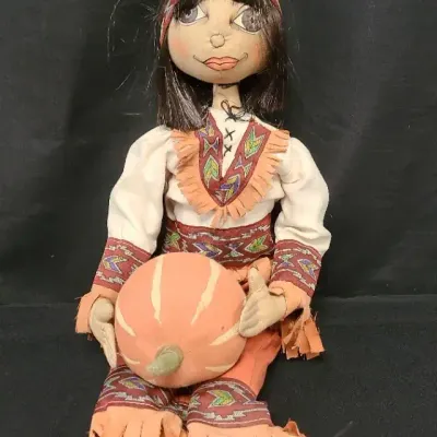 Adorable Autumnal Attired Doll - Joe Spencer Style Creation/Gathered Traditions (Sean)