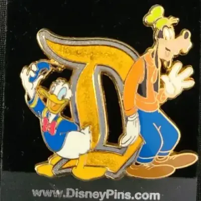 D is for Disney! Donald Duck & Goofy Collectible Pin