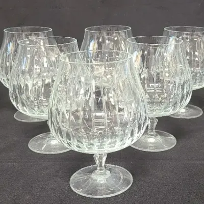 A Toast to Elegance! Cut Crystal Brandy Snifter Collection