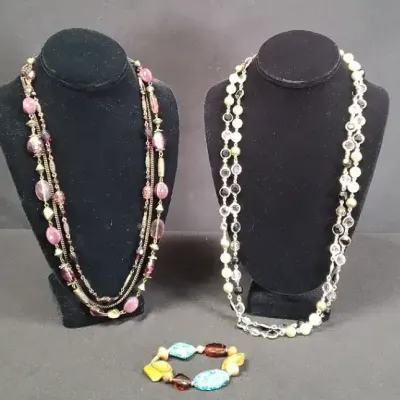 Boho Multistrand Necklaces & Bracelet