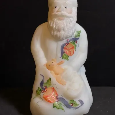 Fenton Santa with Teddy Bear