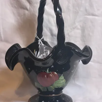 Fenton Halloween Basket