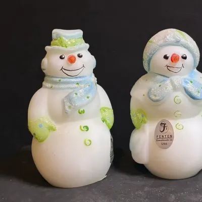 Fenton Snowman And Snowlady