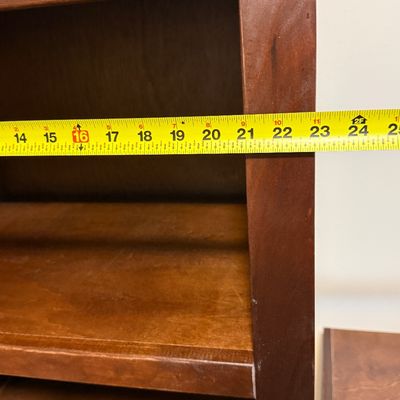 Sale Photo Thumbnail #282: Tall Bookcase,  1 of 2 listed  21" W x 16" D x 60" H