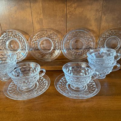 Sale Photo Thumbnail #59: Set of 6 coffee cups/saucers