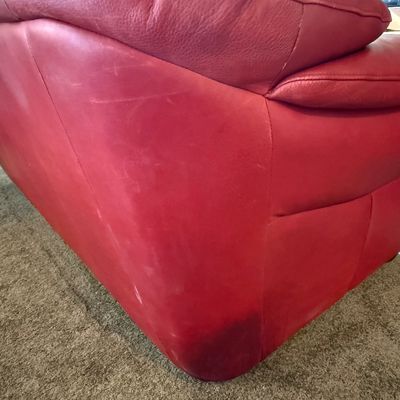 Sale Photo Thumbnail #103: Vibrant Red, matches the loveseat 86in in lenght
