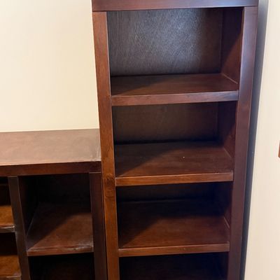 Sale Photo Thumbnail #280: Tall Bookcase,  1 of 2 listed  21" W x 16" D x 60" H