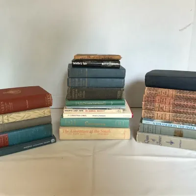Assorted Vintage Books And Novels