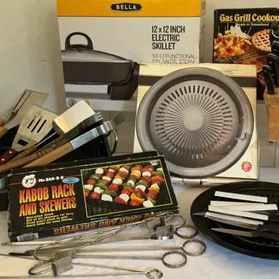 GRILLING/  FEATURNING NEW BELLA ELECTRIC SKITTET