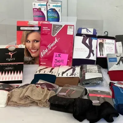 WOMEN’S HOSIERY LOT/ TIGHTS, PANTYHOSE, LEGGINGS, 