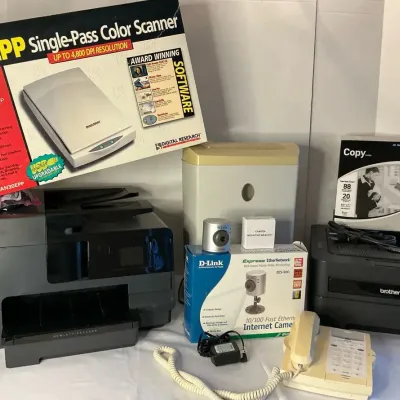 Printers, Scanners, Shredder, And Other Misc Lot