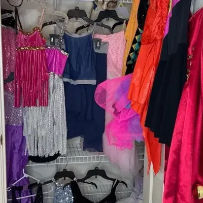 Lot Of Young Girls Dance Costumes