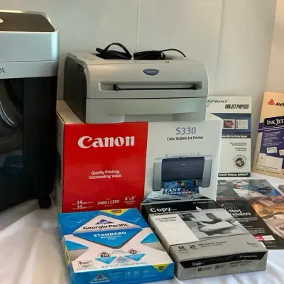 Printers, Scanners, Shredder and Supplies
