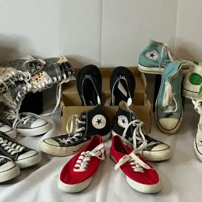 Converse And Nike Shoe Lot