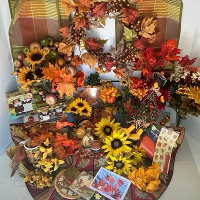Harvest & Fall Florals Tablescape