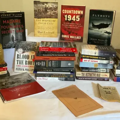 MILITARY AND WAR HISTORY BOOKS COLLECTION, 25+ BOOKS