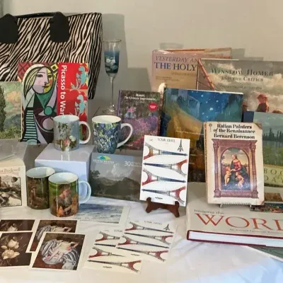 COFFEE TABLE BOOKS OF THE GREAT MASTERS /COFFEE MUGS ART BOOKS / POSTCARDS 