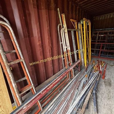 Sale Photo Thumbnail #17: large scaffolding frames lot, cross braces,