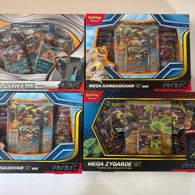 Sale Photo Thumbnail #145: Pokemon TCG Mabsstiffex, Mega Kangaskhan, and Mega Zygarde EX Boxes
