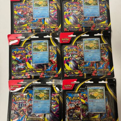 Sale Photo Thumbnail #234: Pokemon TCG Mega Evolution Trading Card Game Booster Packs (6-Pack Lot)