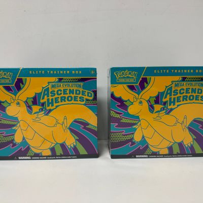 Sale Photo Thumbnail #148: Pokemon Mega Evolution Ascended Heroes Elite Trainer Box (Set of 2)