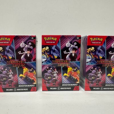 Sale Photo Thumbnail #239: Three Pokemon TCG Scarlet & Violet: "Destined Rivals" Booster Bundles