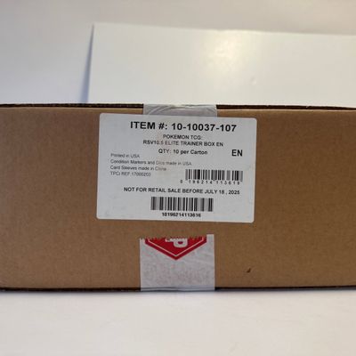 Sale Photo Thumbnail #93: Sealed Case of 10 Pokemon TCG: RSV10.5 Elite Trainer Boxes