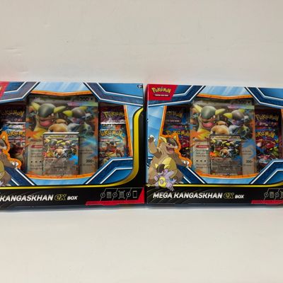 Sale Photo Thumbnail #90: Two Pokemon Mega Kangaskhan EX Boxes