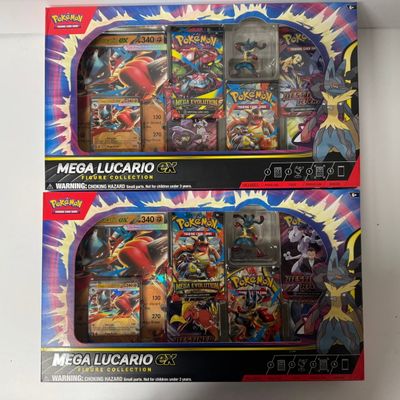 Sale Photo Thumbnail #217: Pokemon TCG Mega Lucario EX Figure Collection Box (2-Pack)