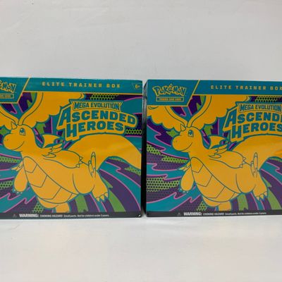 Sale Photo Thumbnail #198: Pokemon TCG: Mega Evolution Ascended Heroes Elite Trainer Box (2-Pack)