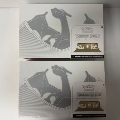 Sale Photo Thumbnail #212: Two Pokemon TCG Sword & Shield Ultra-Premium Collection - Charizard Boxes