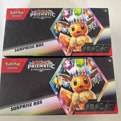Sale Photo Thumbnail #111: Pokemon Scarlet & Violet Prismatic Evolutions Surprise Box (2 Boxes)