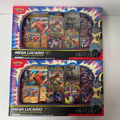 Sale Photo Thumbnail #37: Pokemon Trading Card Game: Mega Lucario EX Figure Collection (2 Boxes)