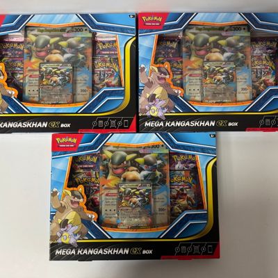 Sale Photo Thumbnail #221: Pokemon Trading Card Game Mega Kangaskhan EX Box (3 Boxes)