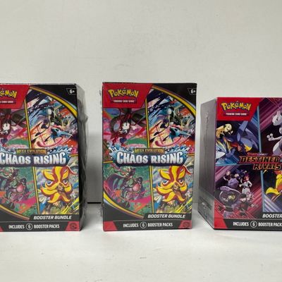 Sale Photo Thumbnail #201: Pokemon TCG Booster Bundles: 2x Sword & Shield - Chaos Rising, 1x Sword & Shield - Destined Rivals