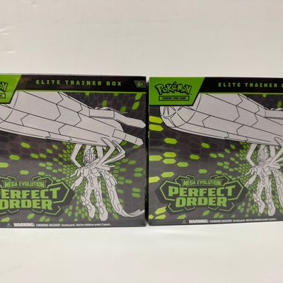 Sale Photo Thumbnail #17: Pokemon TCG Mega Evolution Perfect Order Elite Trainer Box (Set of 2)